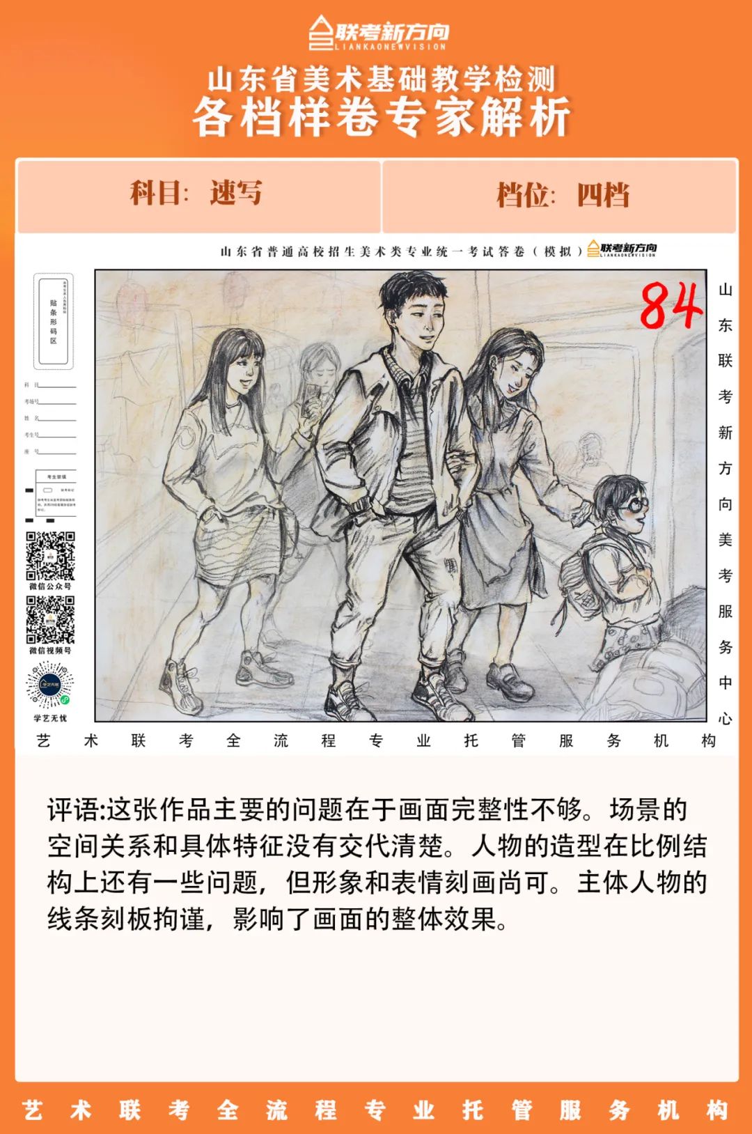 图片[113]-【联考新方向】山东省第二次美术基础教学检测｜部分高分卷与各档样卷专家解析-365艺考网